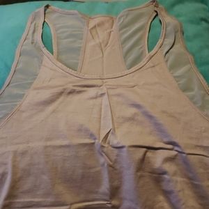 NWOT Mesh outlined racerback workout tank top